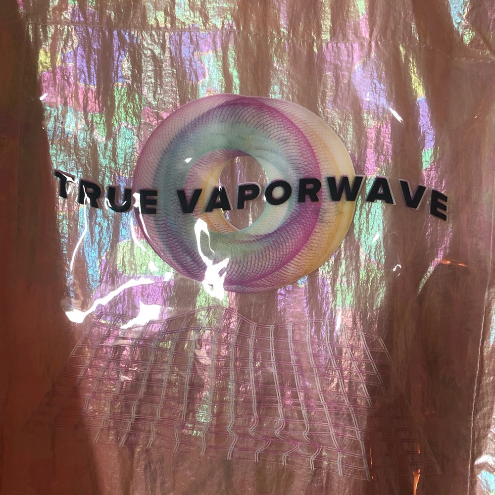 Pink camo vapor wave jacket